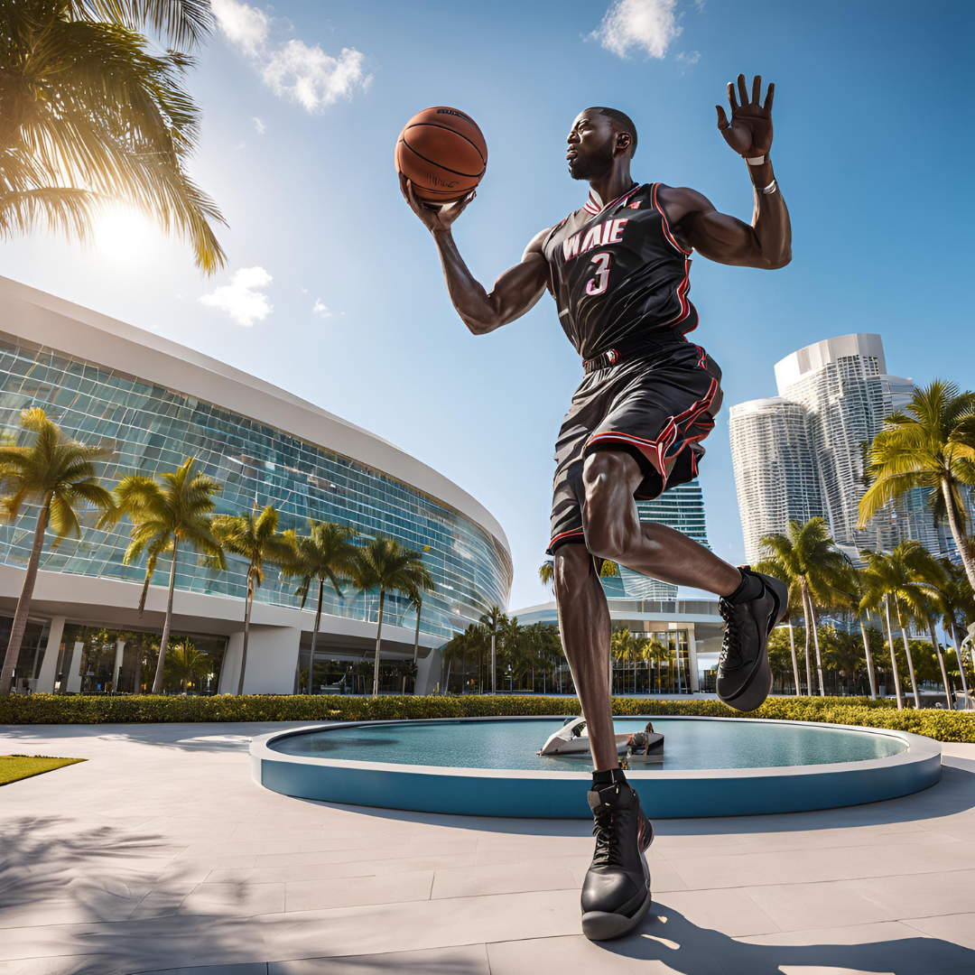 Dwyane Wade's Statue