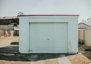 white roller shutter