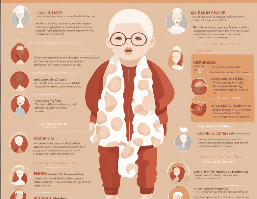 Albinism, A symbolic image of DNA strands or a mutation in the gene, representing the genetic cause of albinism. This would provide a visual representation of the article's explanation about how albinism is inherited through genetic mutations.