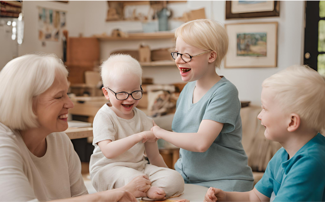 Overcoming Challenges: Albino Black Persons with Down Syndrome"