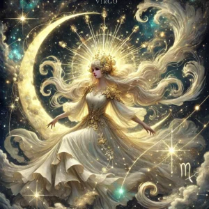 An elegant and unique artistic depiction of Virgo, what is the ugliest zodiac sign